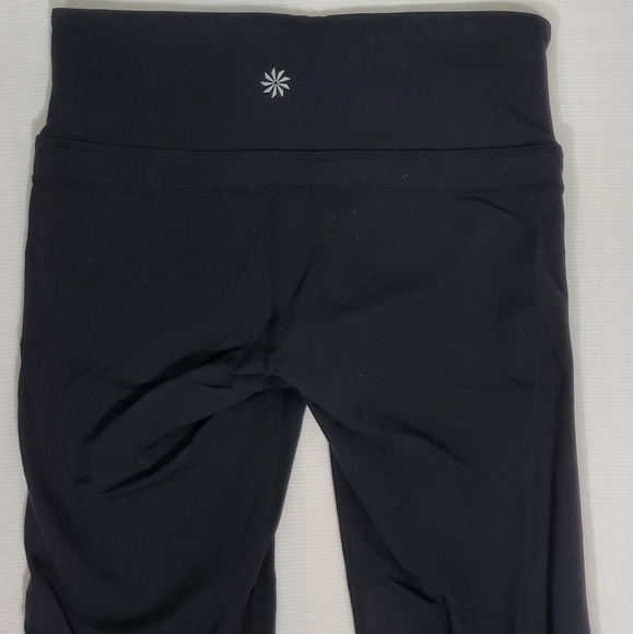 ATHLETA Black Cropped Activewear Leggings - Picture 5 of 7